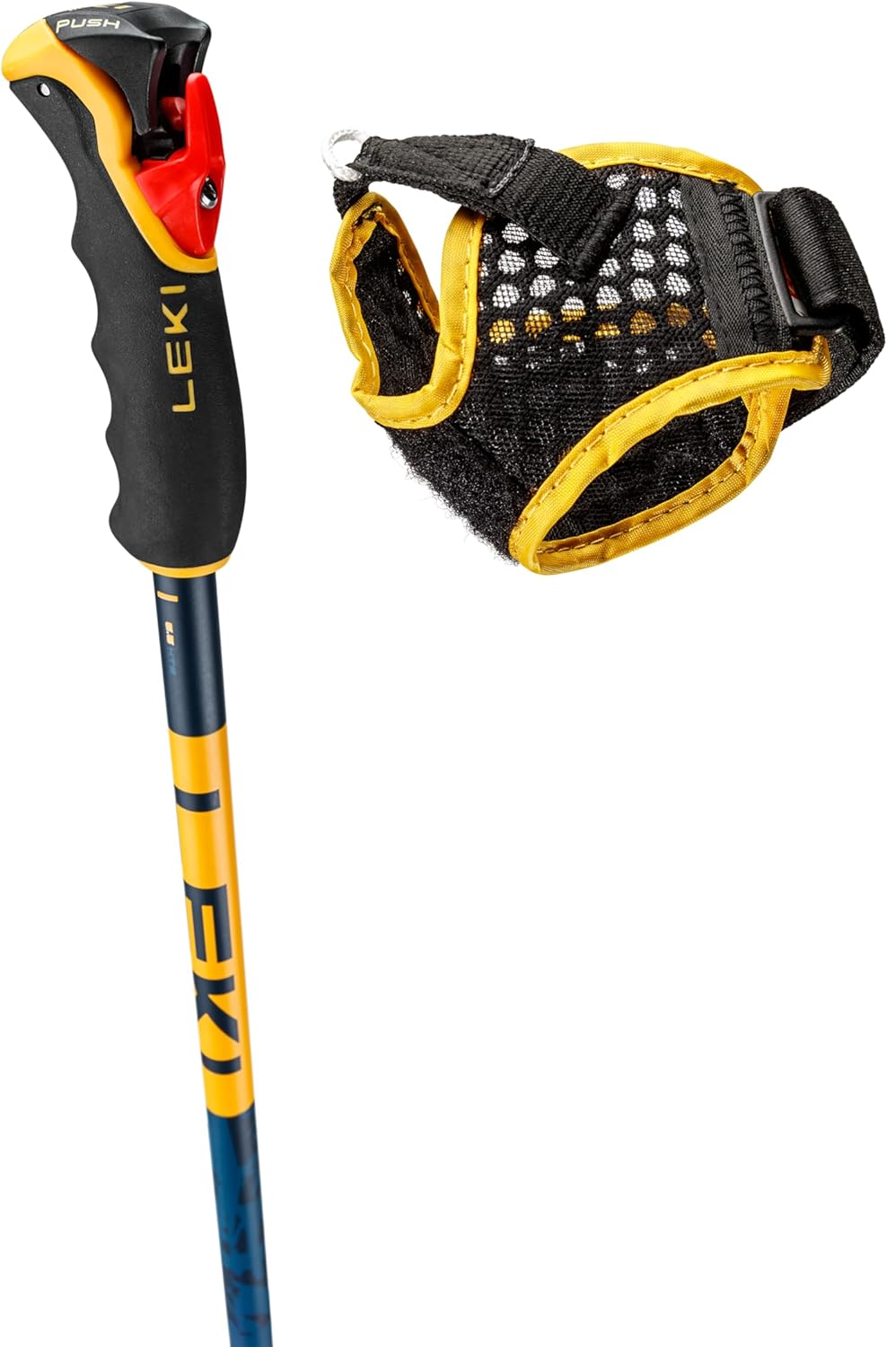 LEKI Spitfire 3D Skistöcke denimblue-aegeanblue-mustard 115CM, denimblue-aegeanblue-mustard 115CM
