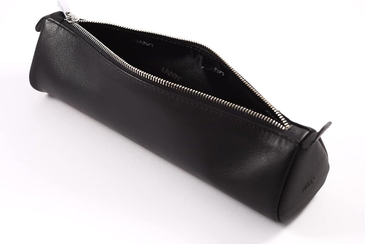 LAMY A 404 Lederwaren – Hochwertiges Kalbsleder-Schlamperetui rund 859 in der Farbe Schwarz Für Schr