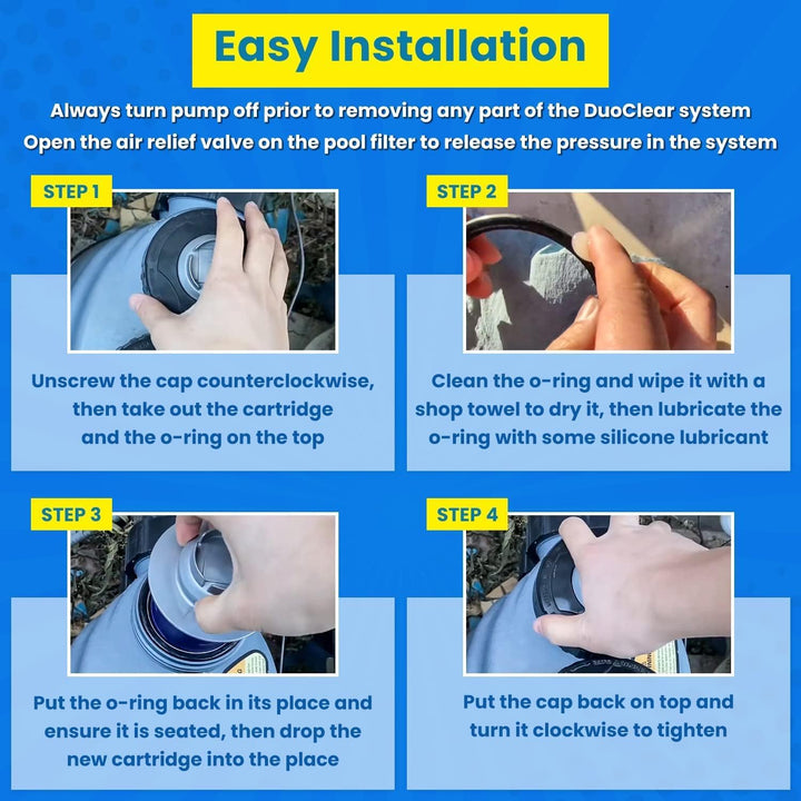 CTcar W28001 Mineralkartusche für Zodiac All DuoClear System 35 Gefässe Pool-Desinfektionsmittel, au