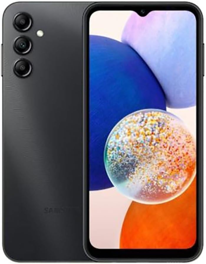 Samsung A146P Galaxy A14 5G 128GB/4GB RAM Dual-SIM schwarz schwarz 128 GB 85G, schwarz 128 GB 85G
