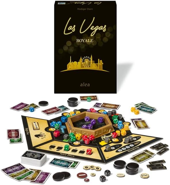 Ravensburger 26918 - Las Vegas Royale, Strategiespiel für 2-5 Spieler, Alea Spiele, Würfelspiel ab 1