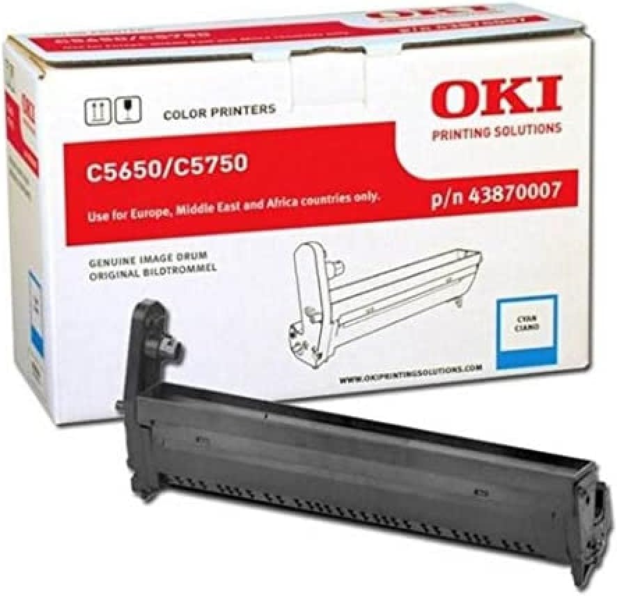 OKI 43870007 C5650, C5750 Trommel 20.000 Seiten, cyan