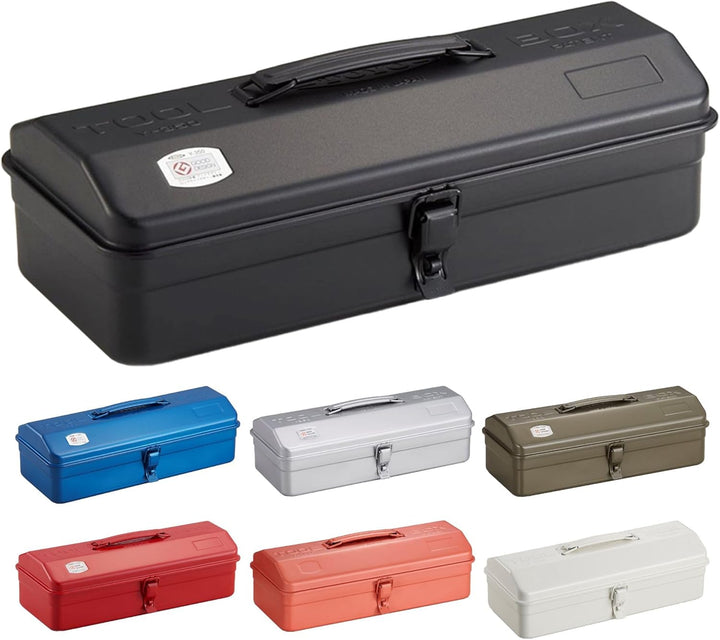 Toyo Y-350 Stahl Winkel Werkzeugkoffer (Werkzeugkasten), Schwarz, Schwarz