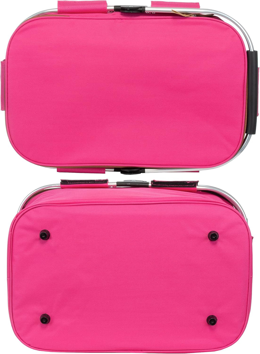 Brandsseller Einkaufskorb 26 Liter Faltbarer Kühlkorb mit Deckel Einkaufstasche Picknickkorb mit Rei