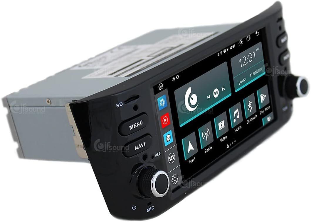 Costum fit Autoradio für Punto Evo Android GPS Bluetooth WiFi Dab USB Full HD Touchscreen Display 6.