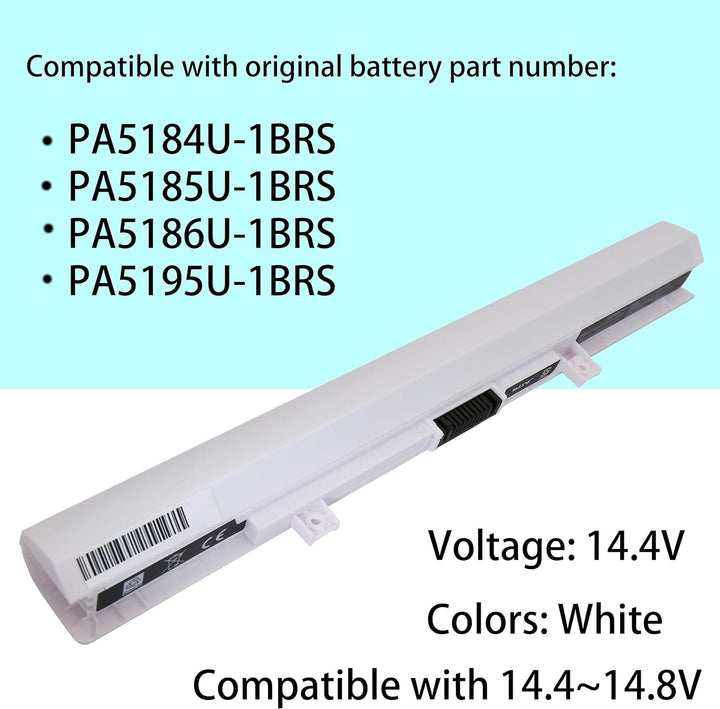 BLESYS PA5195U-1BRS Akku für Toshiba Satellite L50-B L50-B-xxx L50-C L50-C-xxx L50D-B L50DT-B L50T-B