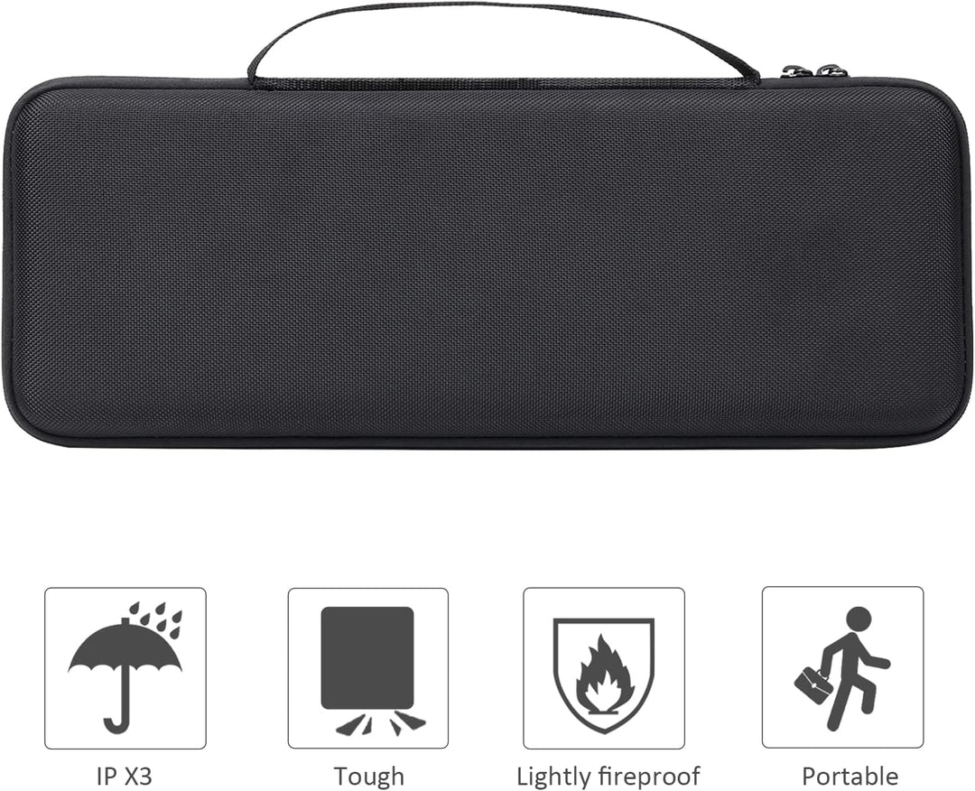 co2CREA Hart Schutz Hülle Etui Tasche für Logitech MX Mechanical Mini Kabellose Tastatur und Anywher