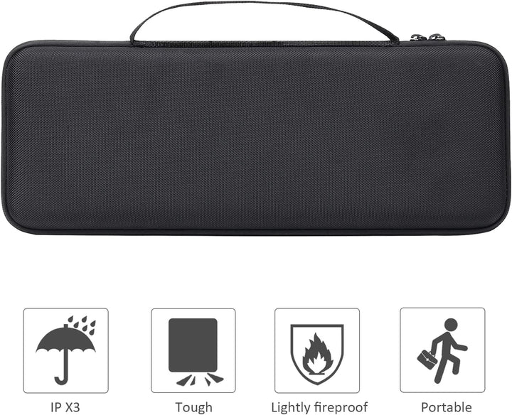 co2CREA Hart Schutz Hülle Etui Tasche für Logitech MX Mechanical Mini Kabellose Tastatur und Anywher