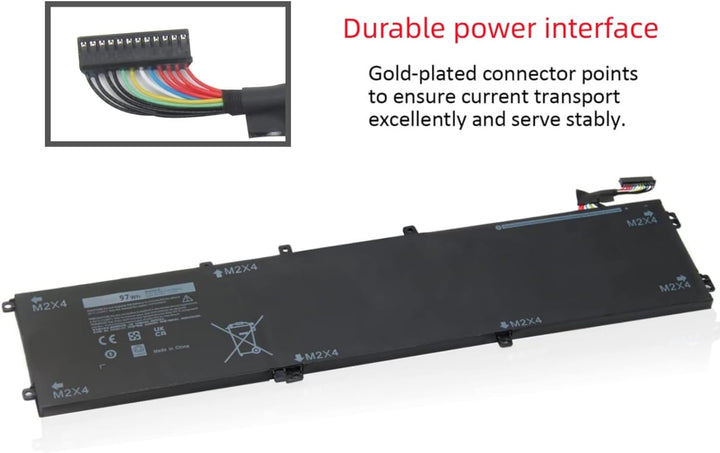 PUGASR 6GTPY Laptop Akku Kompatibel mit Dell XPS 15 9550 9560 9570 7590 Precision 5510 5520 5530 554