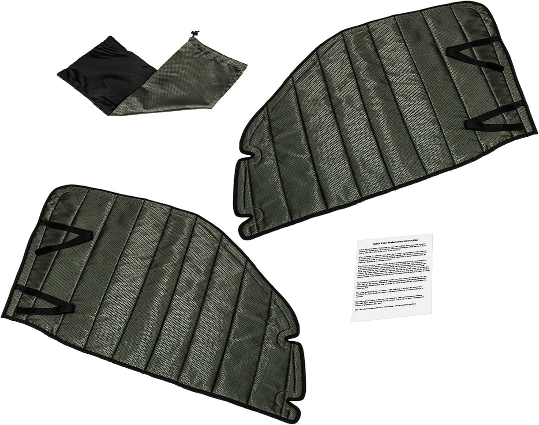 CTcar Isolierte Verdunkelungs-Frontscheibenabdeckungen passend für Mercedes Benz Sprinter, Campervan