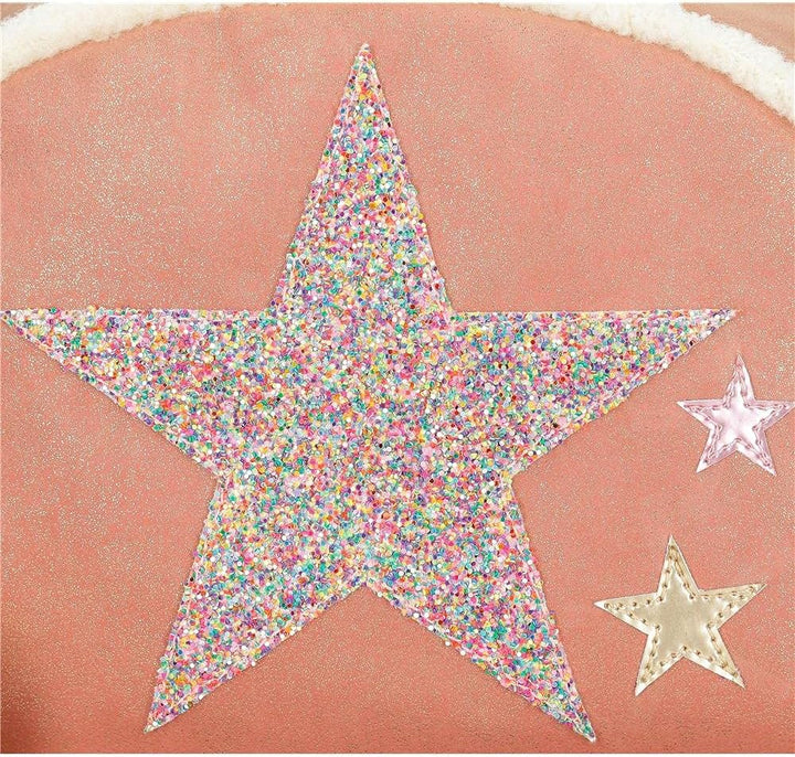 Enso Shine Stars Federmäppchen, dreifach, Rosa, 22 x 12 x 5 cm, Kunstleder