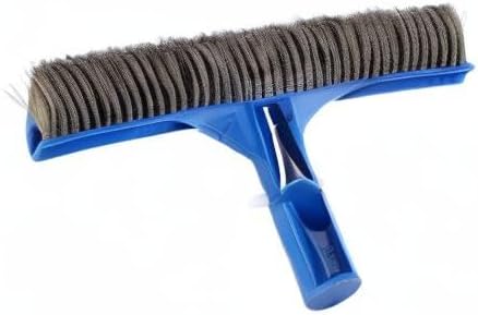 10Inch Poolbürste Beckenbürste Poolreiniger Handreiniger Schwimmbadzubehör Kunststoff Stahl für Teic