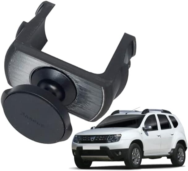 craVeDRIVE Handyhalterung Auto Magnet I Kompatibel Runde Lüftungen Dacia Zubehör I 360° Drehbar Tele
