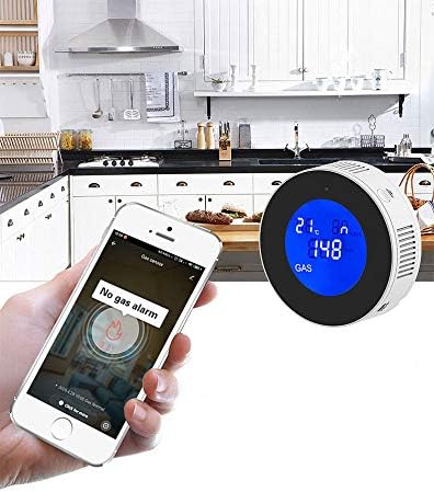 VisorTech Erdgasmelder: 2er-Set WLAN-Multi-Gasmelder, mit App & Sprachansage (Gassensor, Gas Melder