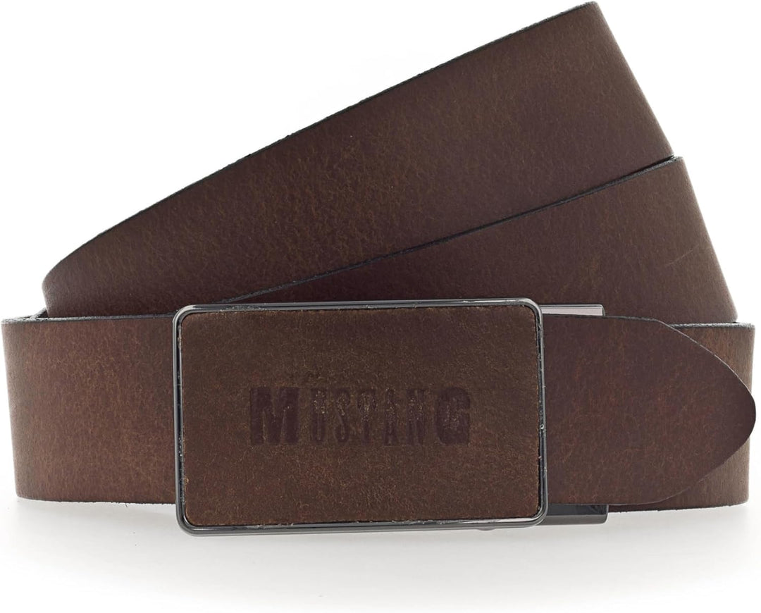 MUSTANG Herren Gürtel Echtledergürtel W110 Baileys, W110 Baileys