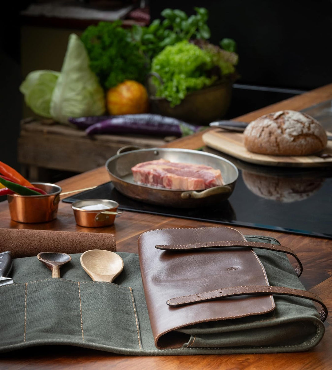 Angus Stoke XXL Messertasche mit 16 Fächern & viel Stauraum – Multifunktionstasche & Werkzeugtasche