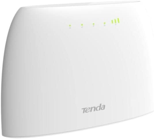 Tenda 4G03 4G LTE Router, WLAN Router für SIM-Karten (CAT4, 150Mbit/s im Download, 300Mbit/s 2,4GHz)