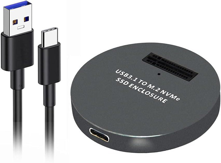Xiwai USB 3.1 USB-C auf NVME M-Key M.2 NGFF SSD externer PCBA Konveter-Adapter vertikaler Typ (schwa