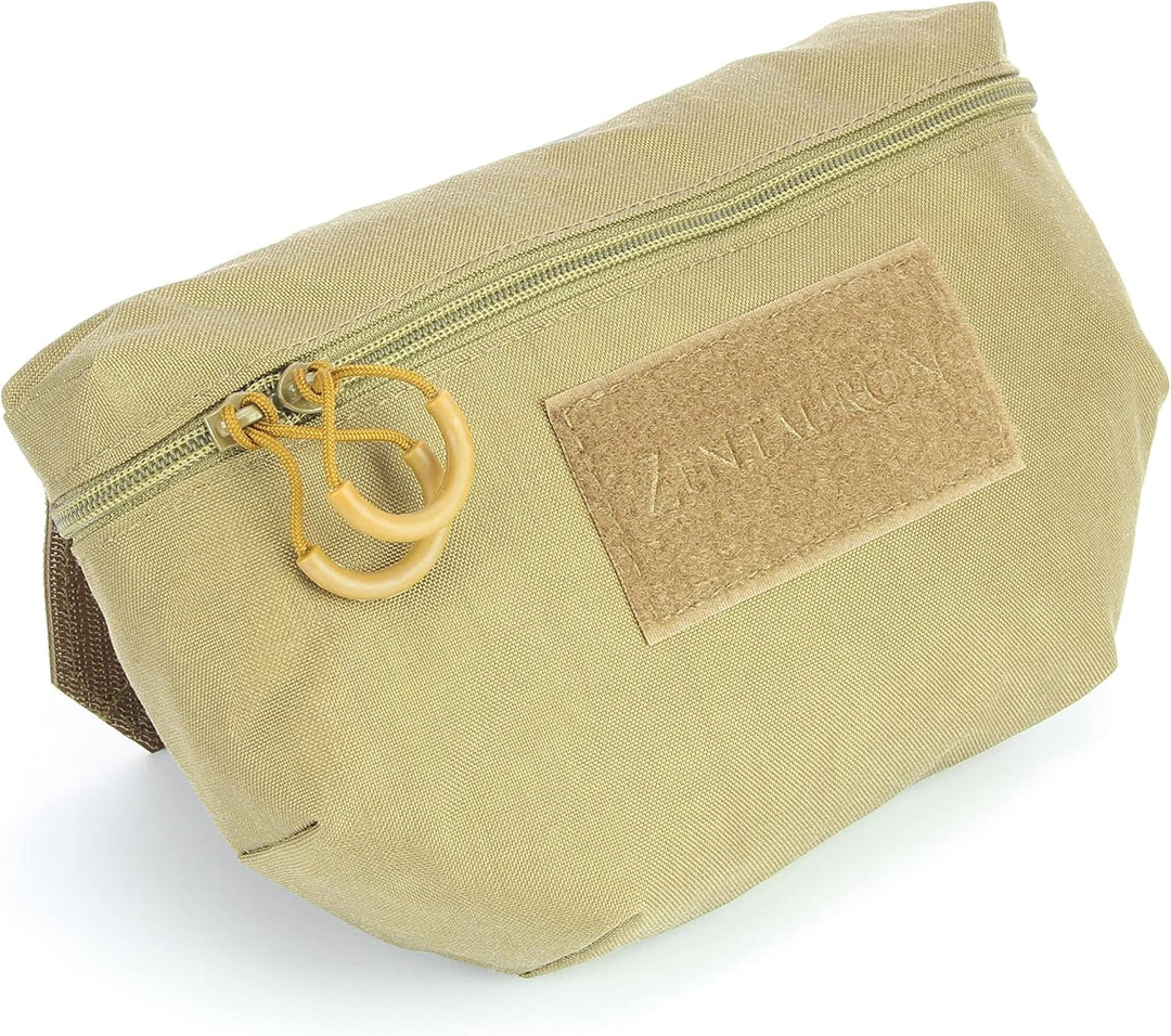 Zentauron Fronttasche für Plattenträger 20 x 15 x 5 cm I Volumen 2 L I Bauchtasche Militär aus Cordu