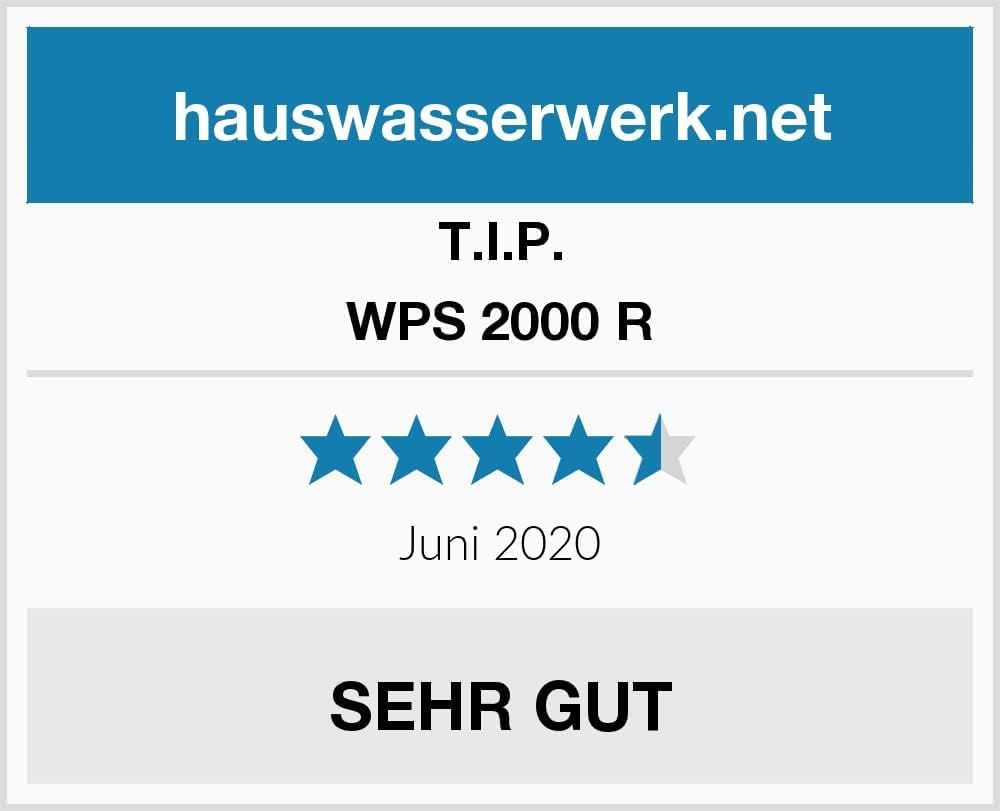 T.I.P. Wasserspielpumpe WPS 2000 R (bis 2.000 l/h Fördermenge, Förderhöhe max. 2,5 m, für den Einsat