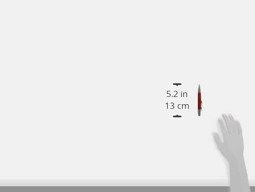 Faber-Castell 148382 - Drehkugelschreiber e-motion Birnbaum, braun, Kugelschreiber Mine B, Schreibfa