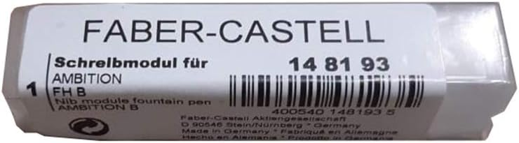 Faber-Castell 148193 - Ersatz-Schreibspitze Feder: B, für Füllfederhalter Ambition Füllfederhalter F
