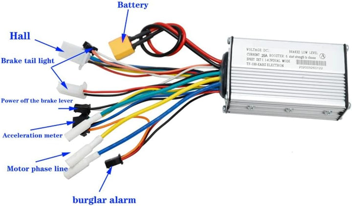 Bürstenloser Motorsteuerung, 48 V, 25 A, für KUGOO M4-Controller, controller