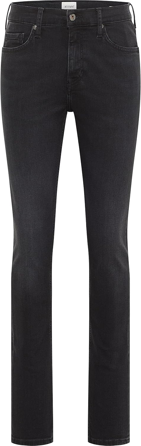 MUSTANG Herren Jeans Hose Style Frisco 36W / 34L Schwarz, 36W / 34L Schwarz