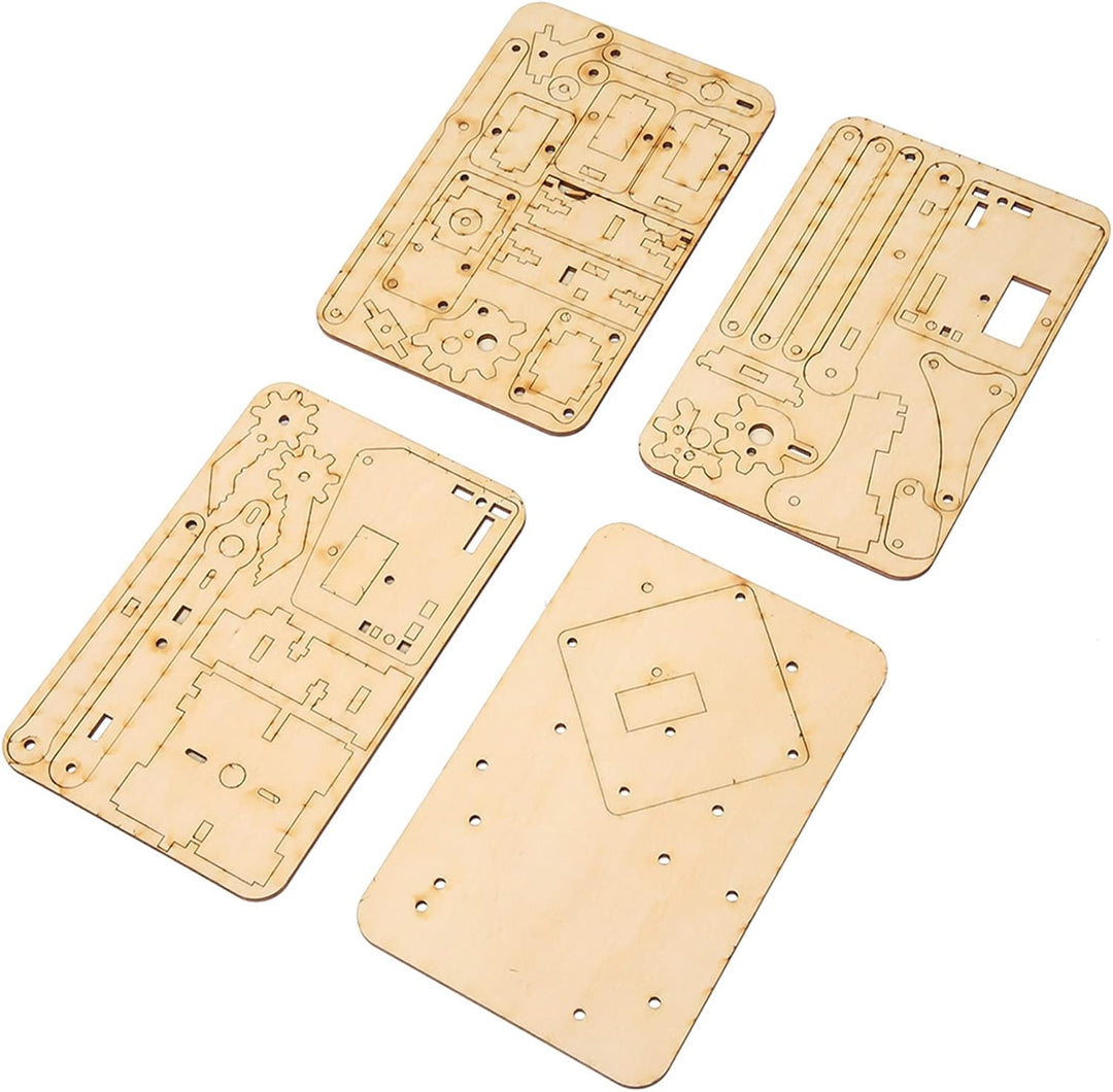 4 DOF Holz Roboter mechanischer Arm sg90 Servo Science Experiment DIY Kit für Arduino Raspberry Pi S