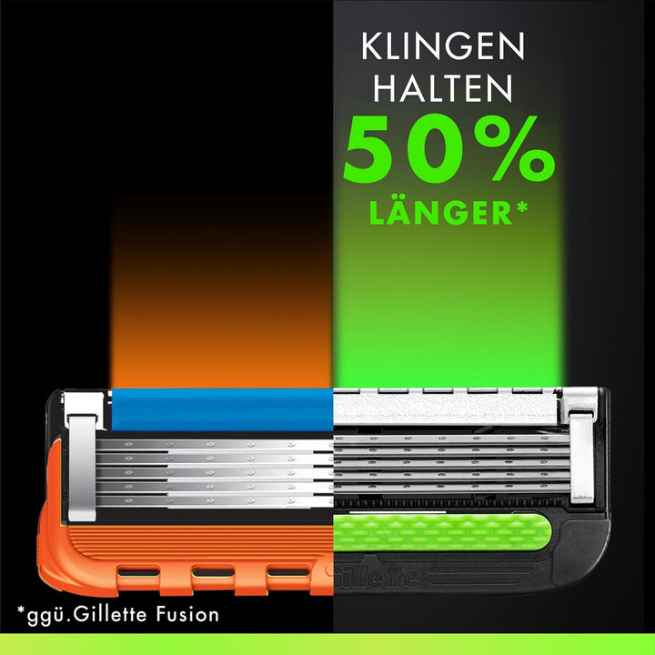 Gillette Labs Rasierklingen, 12 Ersatzklingen, für Gillette Labs Nassrasierer Herren mit Reinigungs-