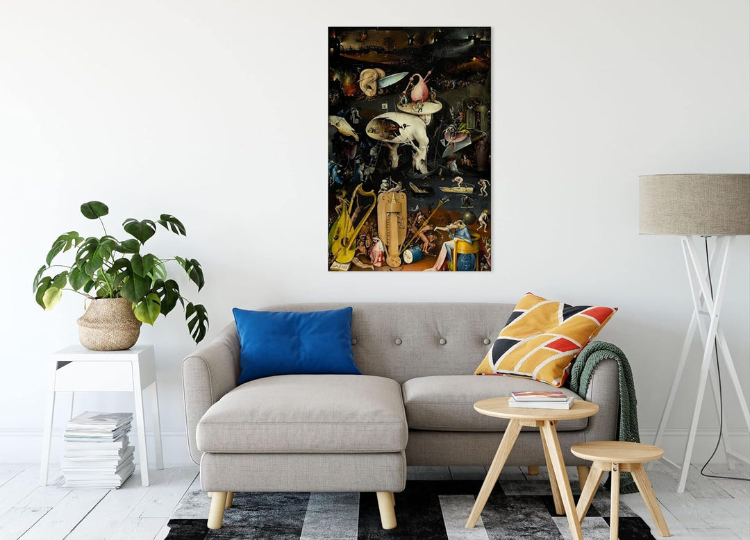 Generisch Hieronymus Bosch - Der Garten der Lüste III als Leinwandbild/Grösse: 120x80 cm/Wandbild/Ku