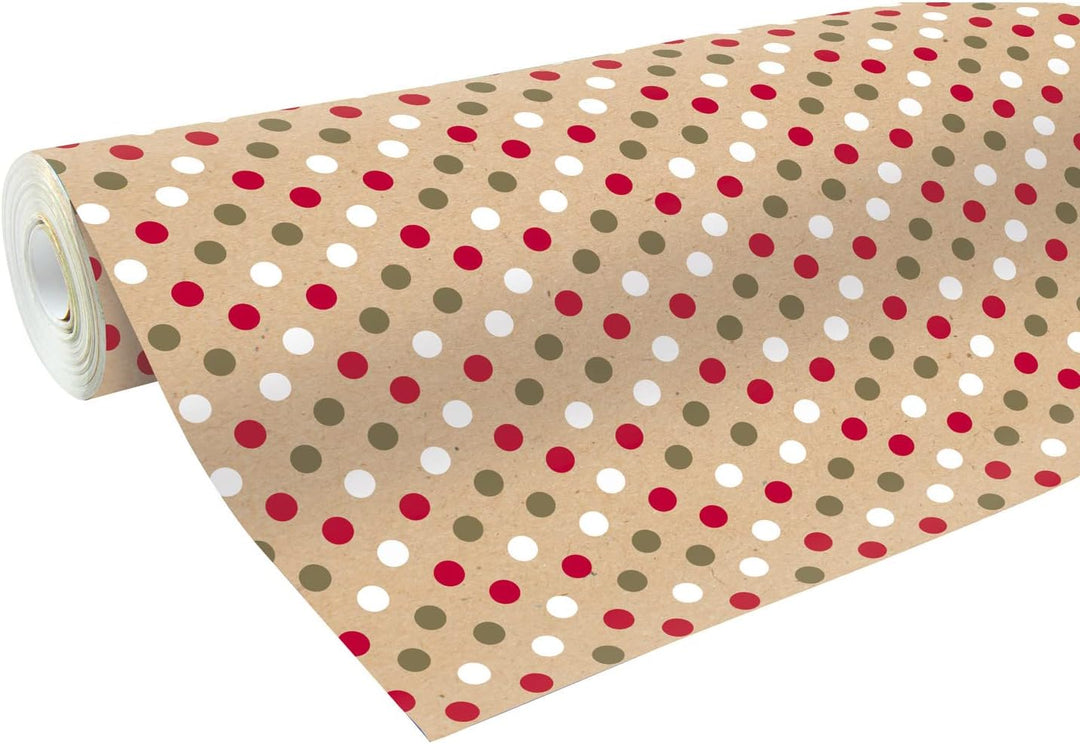 Clairefontaine 223800C - Rolle Geschenkpapier aus Kraftpapier 70g 50x0,70m, 100% recycelt, robust un