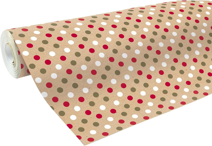 Clairefontaine 223800C - Rolle Geschenkpapier aus Kraftpapier 70g 50x0,70m, 100% recycelt, robust un