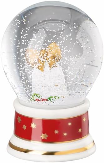 Schneekugel 2024-Süsser die Glocken nie klingen 7,9 cm