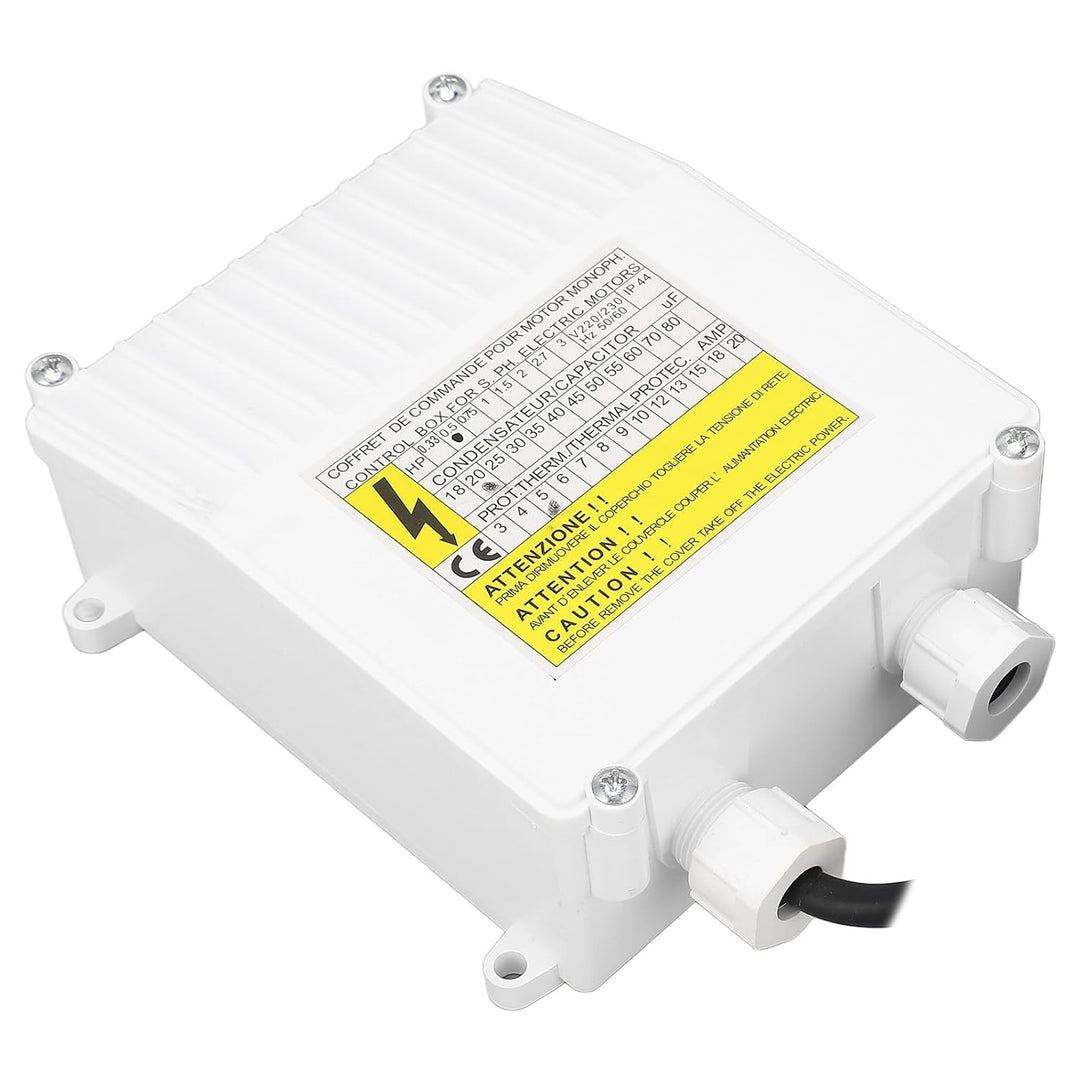 Zubehör für Tiefbrunnenpumpen, Brunnenpumpen-Steuerkasten, 370 W, 0,5 PS, 20 Uf, Schalter-Steuerkast