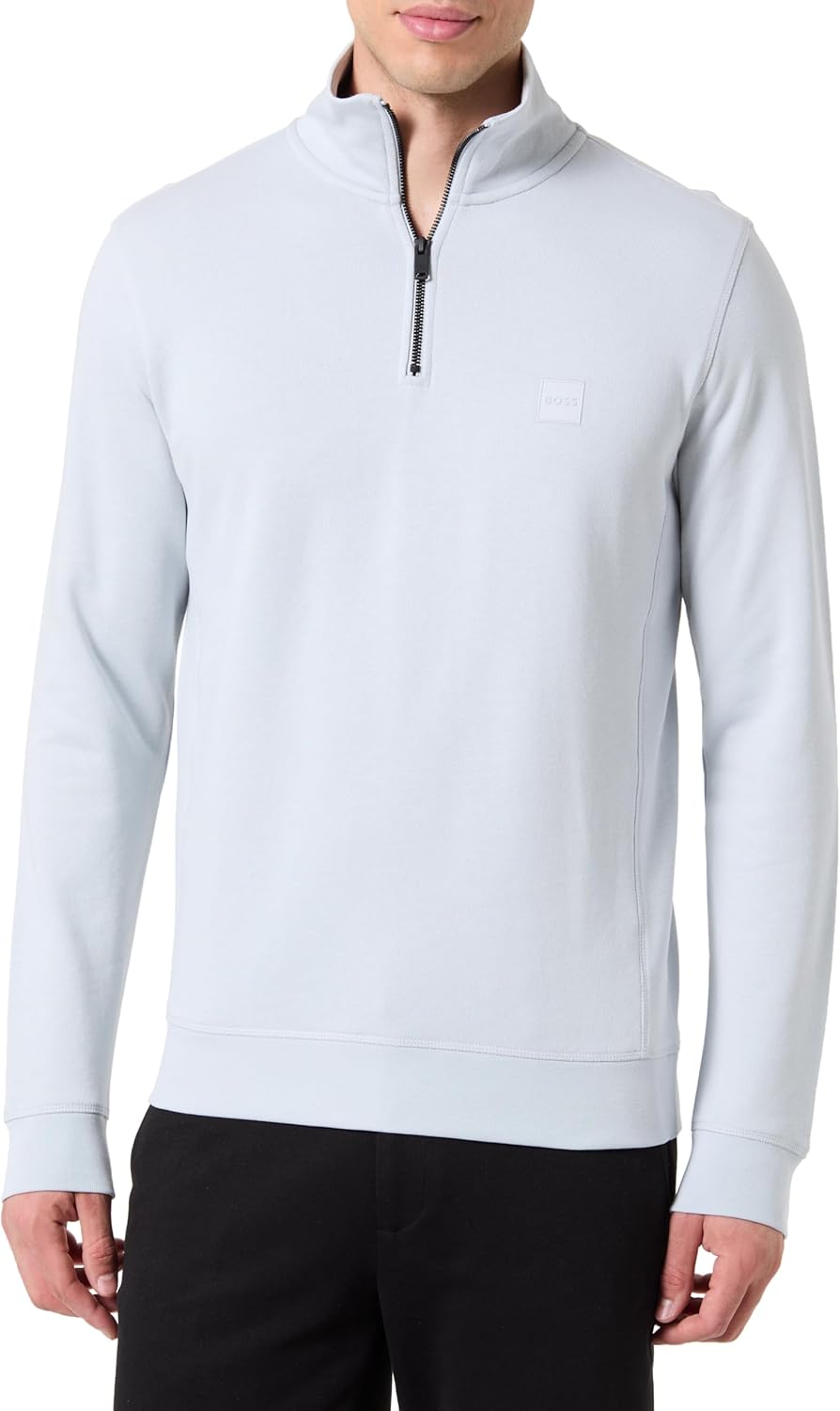 BOSS Herren Zetrust Sweatshirt XS 053light/Pastel Grey, XS 053light/Pastel Grey