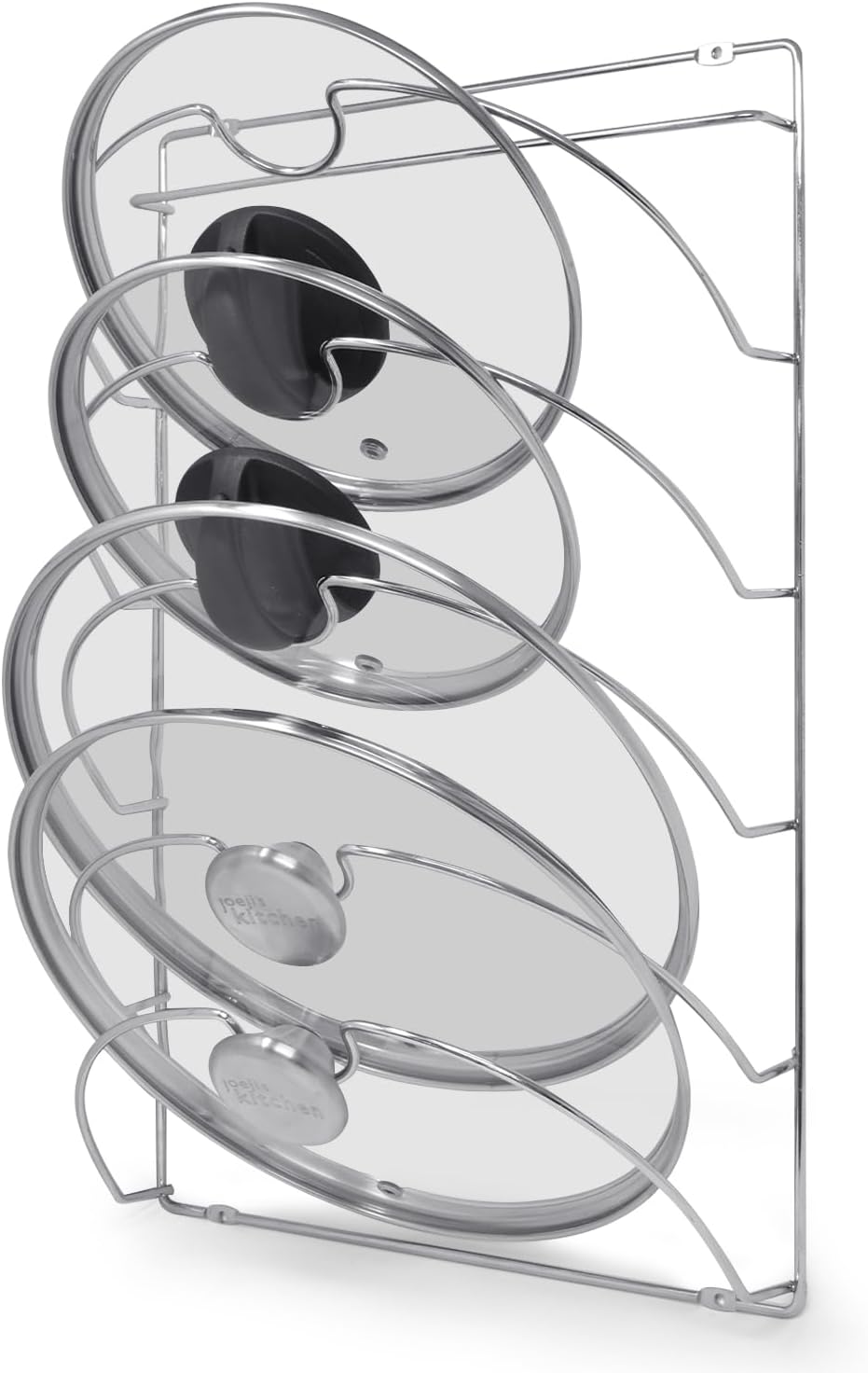 joeji's Kitchen Topfdeckelhalter - Wandmontage oder Schranktür - Deckelhalter für Pfannendeckel - 2