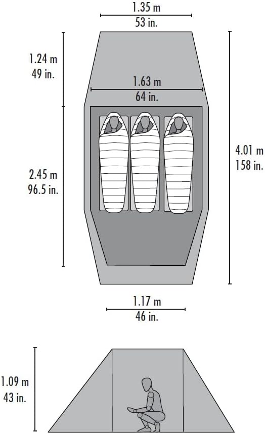MSR Tindheim 3 3-Personen-Zelt green