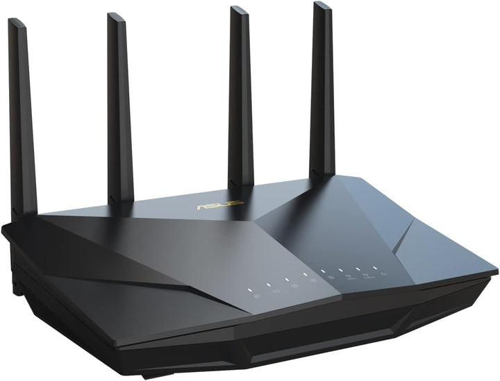 ASUS RT-AX5400 AiMesh Dual Band WiFi 6 kombinierbarer Router (Tethering als 4G und 5G Router-Ersatz,