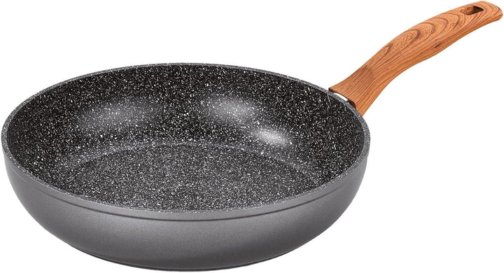 Stoneline Back to Nature Schmorpfanne 28 cm, Made in Germany, hoher Rand, hohe Pfanne für öl- und fe