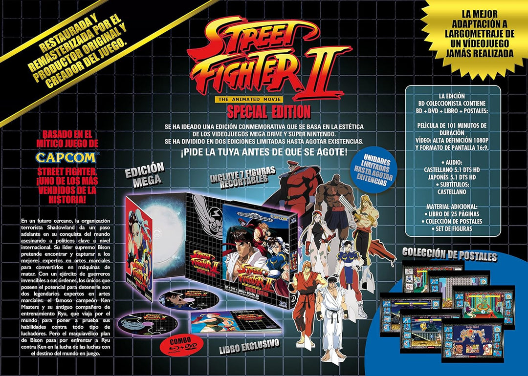 Street Fighter II: La Película - Edición Mega - BD