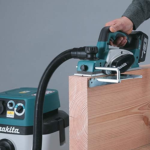 Makita Akku-Hobel 82 mm, (18 V), DKP180RTJ mit 2x Akku 5,0 Ah Ladegerät im MAKPAC, mit 2x Akku 5,0 A