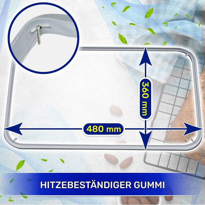 Backofen Dichtung 480 x 360 mm mit dem Originalcode 6432220 4696921 3766120 3766121 4417790 4696920