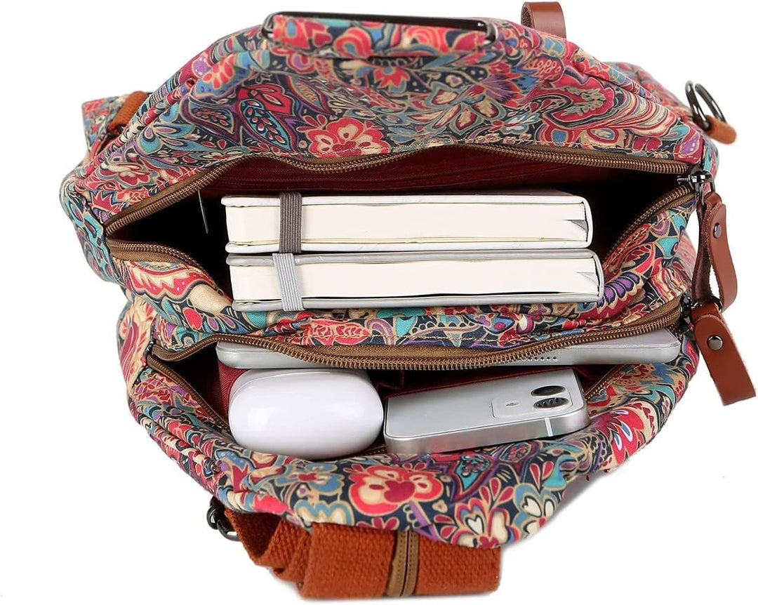 Baosha Damen Sling Rucksack Tasche Leichter Crossbody Brusttasche Schultertasche Reise Wandern Daypa