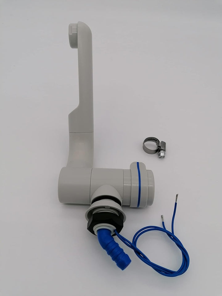 CR-MOESANCO® Automatischer Wasserhahn für Wohnwagen, 12 V, für Wohnmobil, Waschtisch, Boot (grau), G