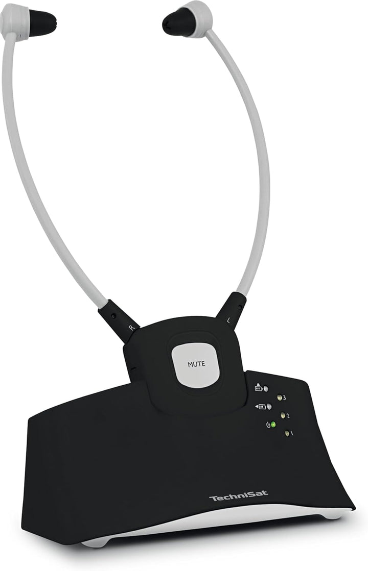 TechniSat STEREOMAN ISI 2 (Version 2) - kabelloser Stereo-Funkkopfhörer für Fernseher und Musikanlag