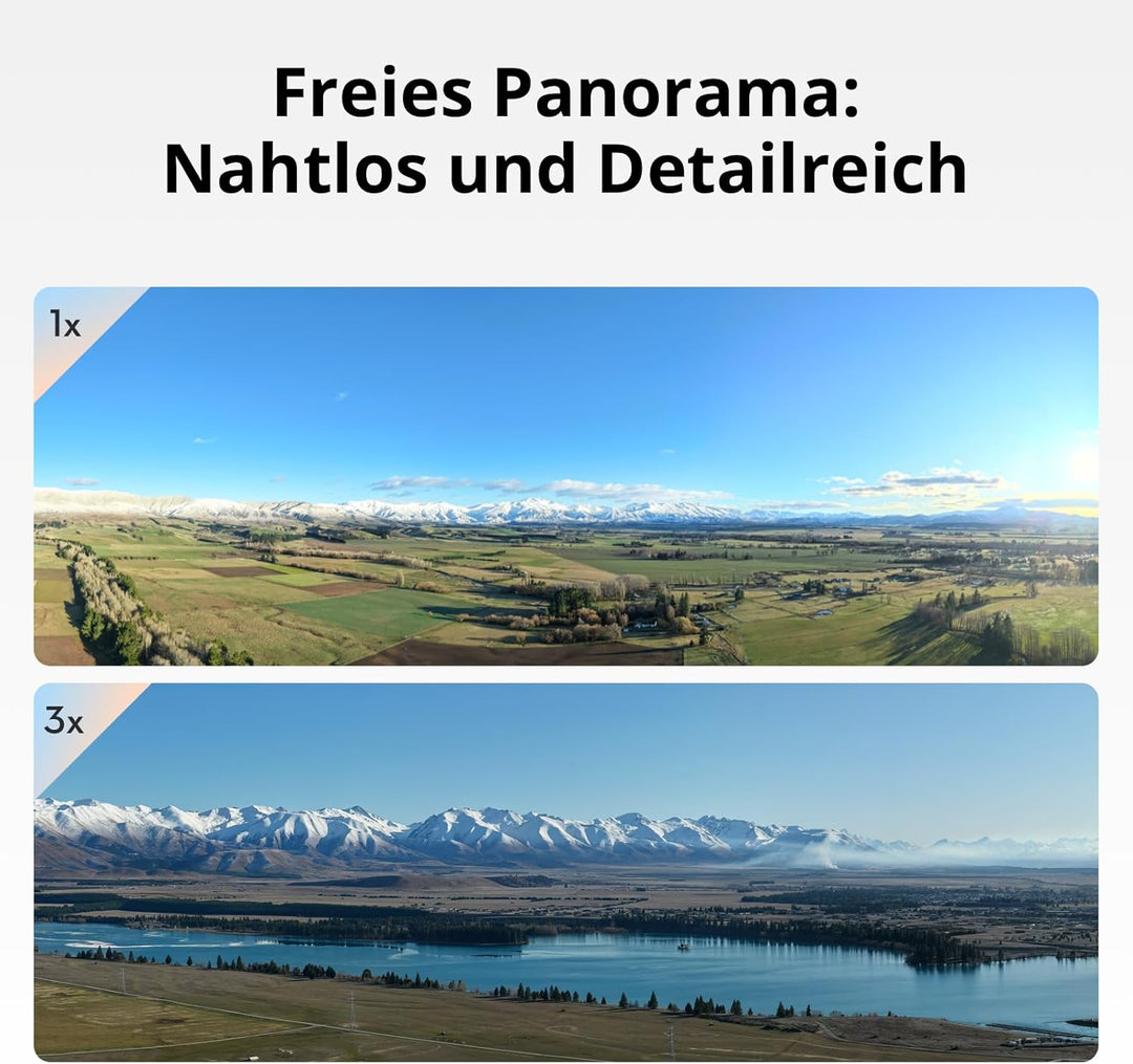 DJI Air 3S (RC-N3), Drohne mit 4K-Kamera, Dual-Kameradrohne mit 1" CMOS Weitwinkelkamera, 4K/60fps H