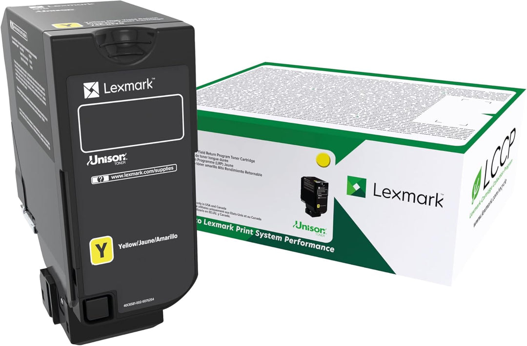 Lexmark Toner 74C2HYE 74C2HYE Original Gelb 12000 Seiten