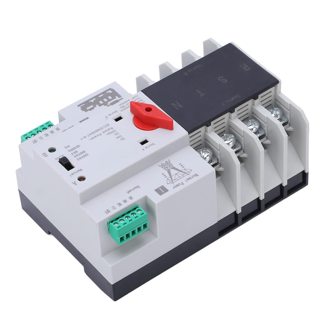 4P Dual Power Automatic Transfer Switch Unterbrechungsfreier Transferschalter AC230V(100A), 100A