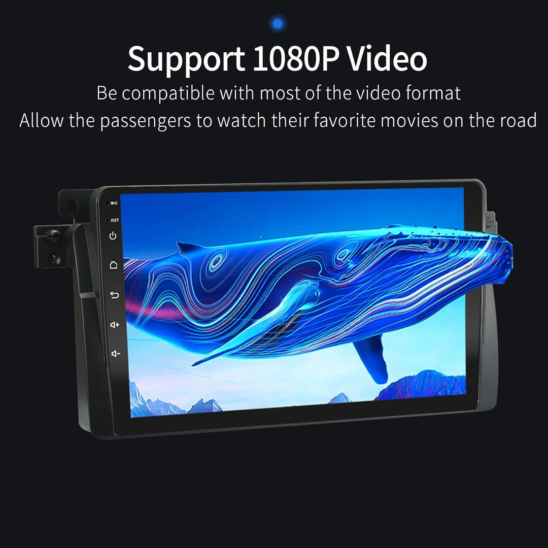 LEXXSON Android 10.1 Auto Radio Stereo 9 Zoll kapazitiver Touchscreen für BMW 3 Serie E46 323ci 325c